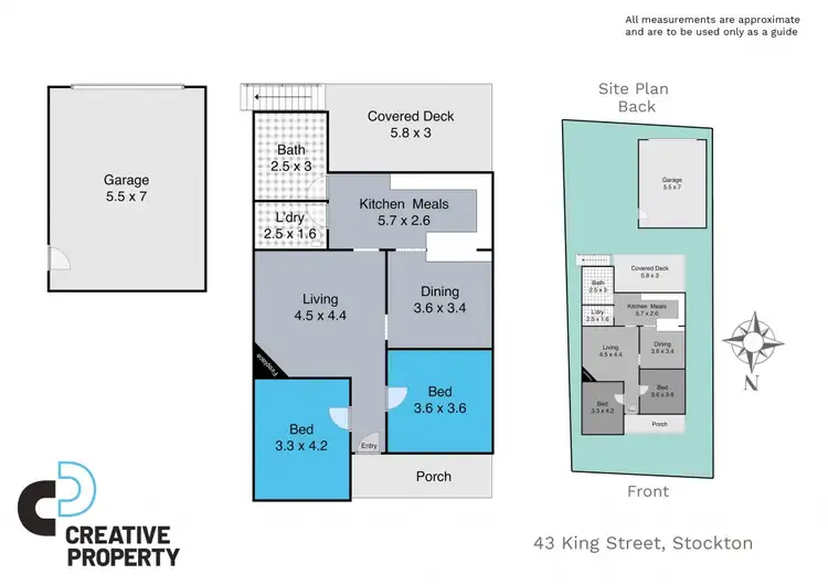 Floorplan of Homely house listing, 43 King Street, Stockton NSW 2295