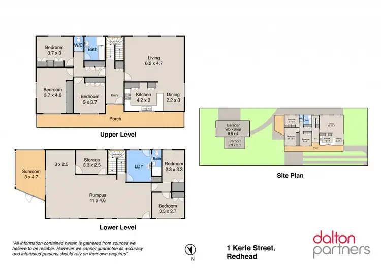 Floorplan of Homely house listing, 1 Kerle Street, Redhead NSW 2290