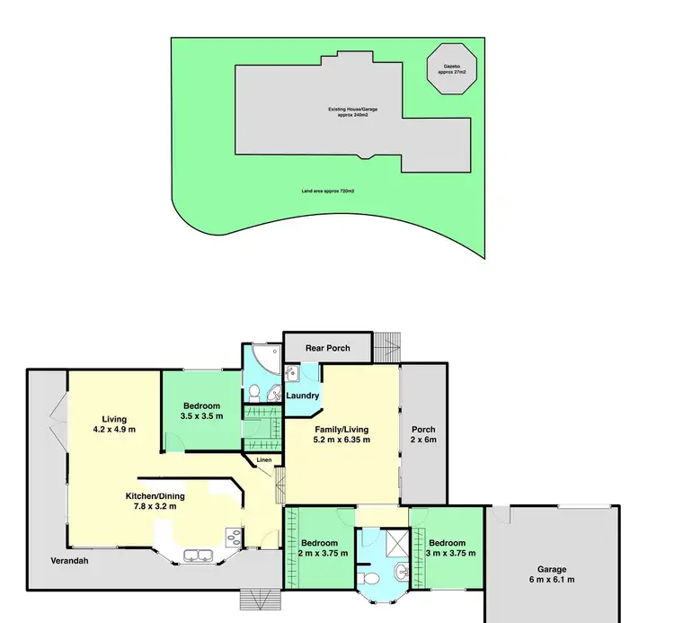 Floorplan of Homely house listing, 1 Baurea Close, Edgeworth NSW 2285