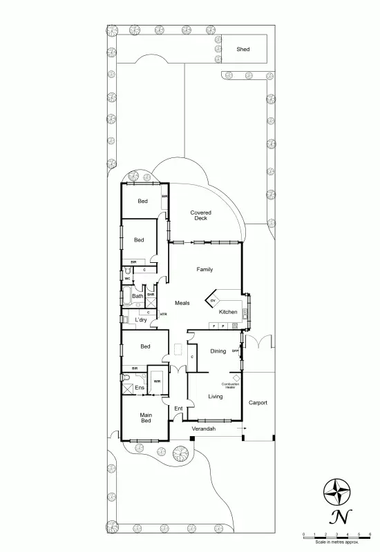 Floorplan of Homely house listing, 6 Seaview Avenue, Bentleigh VIC 3204