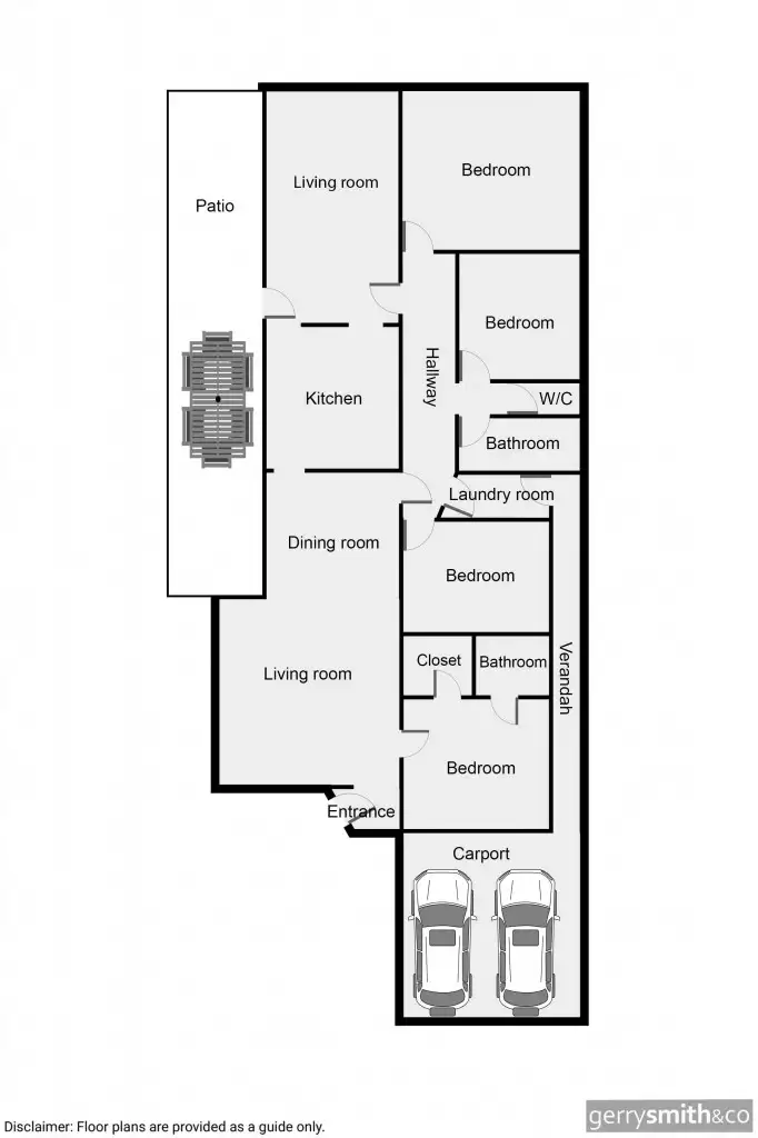 Floorplan of Homely house listing, 3 Lukin Court, Horsham VIC 3400