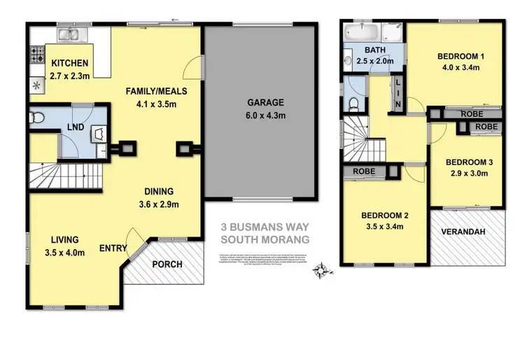Floorplan of Homely house listing, 3 Bushmans Way, South Morang VIC 3752