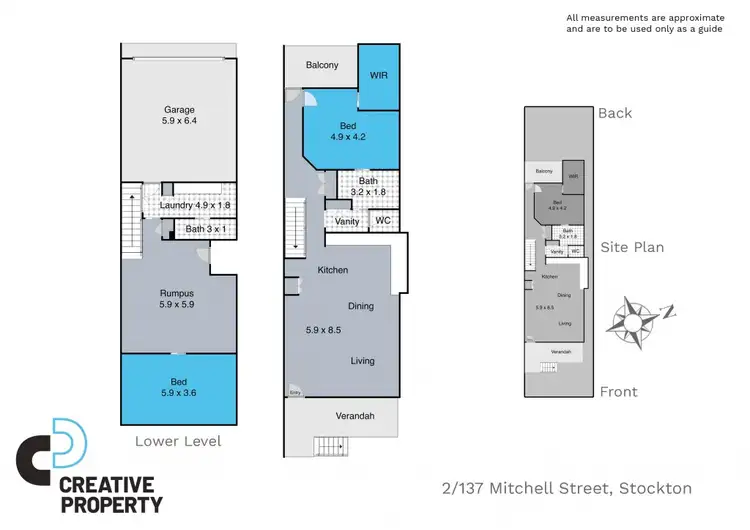 Floorplan of Homely house listing, 2/137 Mitchell Street, Stockton NSW 2295