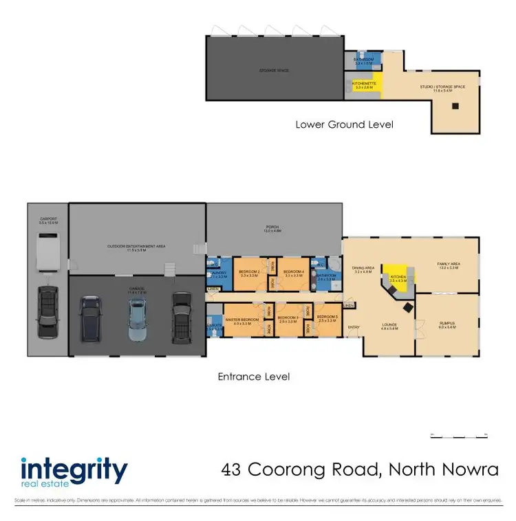 Floorplan of Homely house listing, 43 Coorong Road, North Nowra NSW 2541