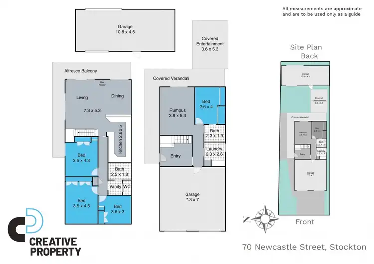 Floorplan of Homely house listing, 70 Newcastle Street, Stockton NSW 2295