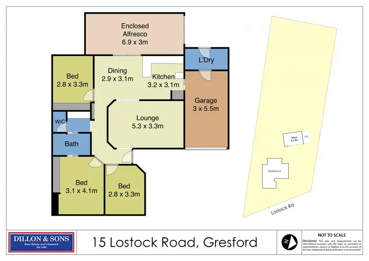 Floorplan of Homely house listing, 15 Lostock Road, Gresford NSW 2311