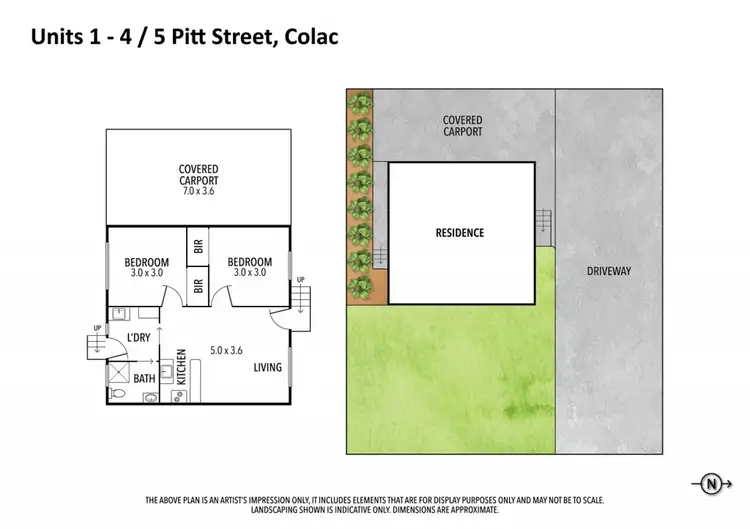 Floorplan of Homely unit listing, 1-4/5 Pitt Street, Colac VIC 3250