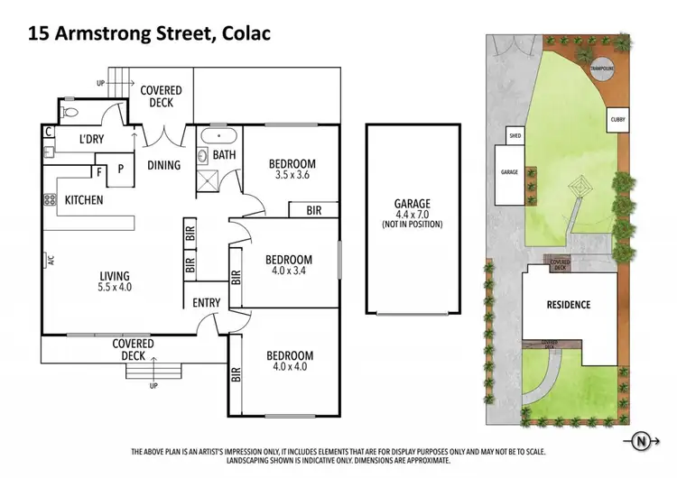 Floorplan of Homely house listing, 15 Armstrong Street, Colac VIC 3250