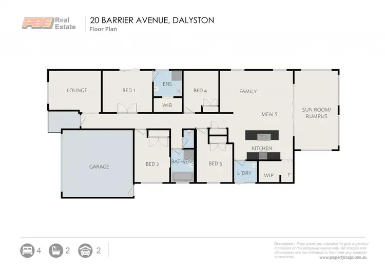 Floorplan of Homely house listing, 20 Barrier Avenue, Dalyston VIC 3992