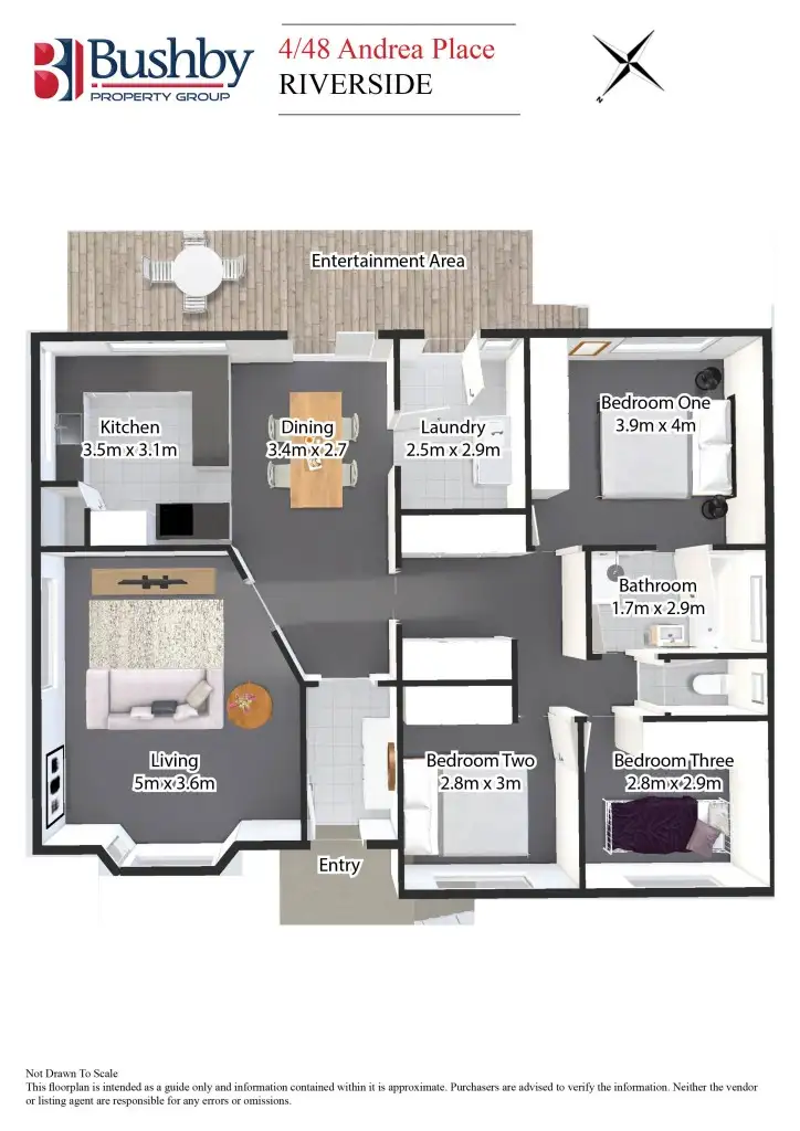 Floorplan of Homely house listing, 4/48 Andrea Place, Riverside TAS 7250
