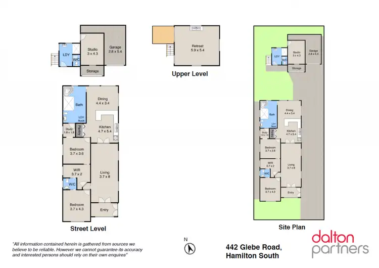 Floorplan of Homely house listing, 442 Glebe Road, Hamilton South NSW 2303