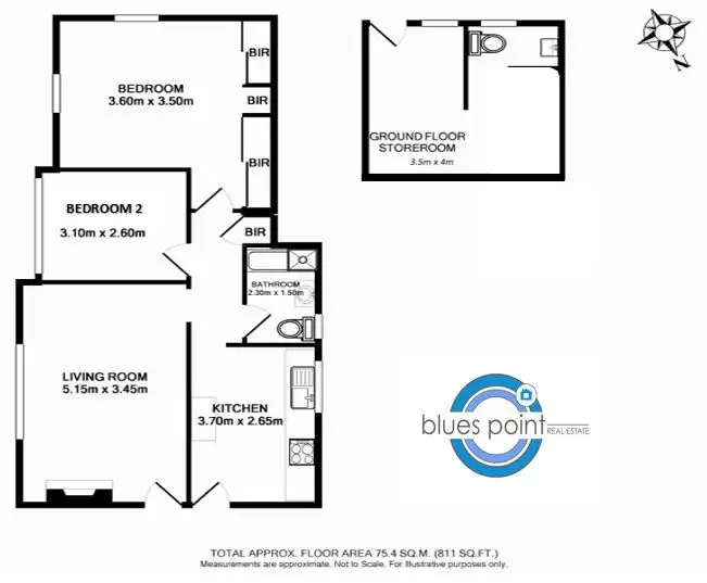 Floorplan of Homely apartment listing, 5/212 Blues Point Road, North Sydney NSW 2060