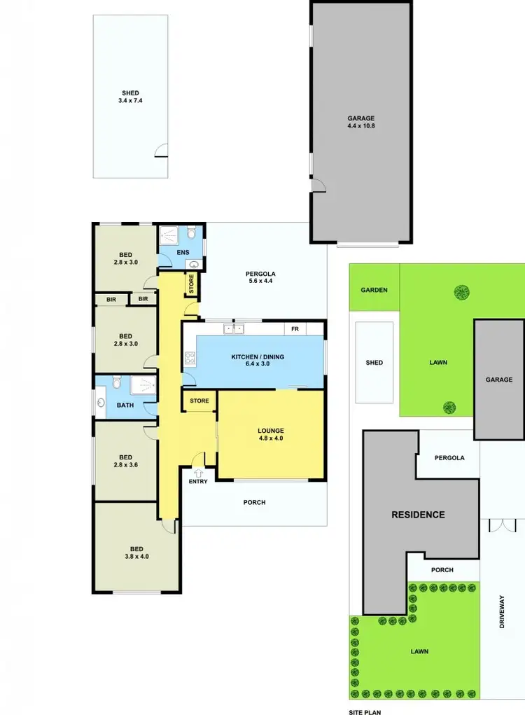 Floorplan of Homely house listing, 3 Katoomba Street, Hadfield VIC 3046