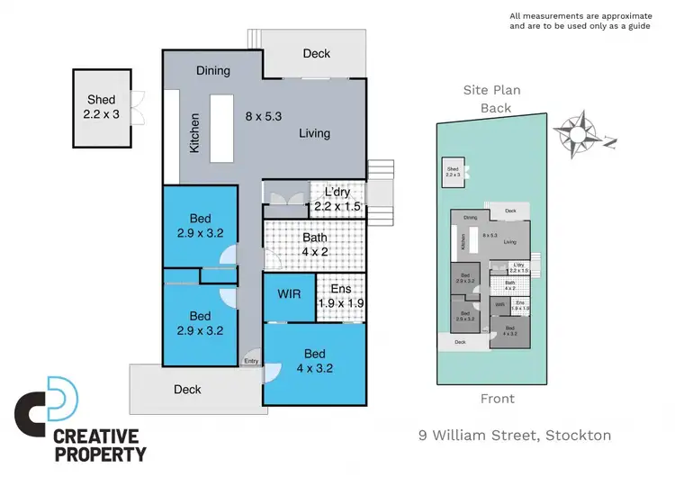 Floorplan of Homely house listing, 9 William Street, Stockton NSW 2295