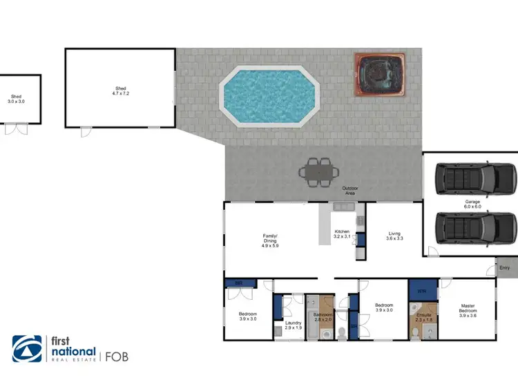 Floorplan of Homely house listing, 16 Marilyn Way, Sale VIC 3850