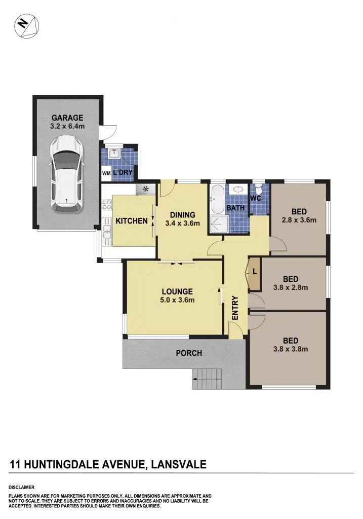 Floorplan of Homely house listing, 11 Huntingdale Avenue, Lansvale NSW 2166