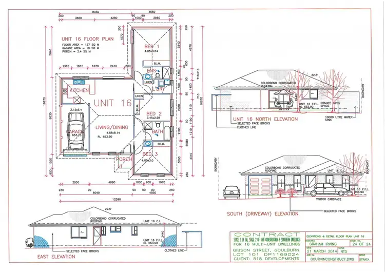 Floorplan of Homely house listing, 16/95 Gibson Street, Goulburn NSW 2580