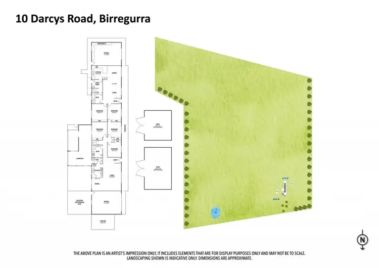 Floorplan of Homely rural property listing, 10 Darcys Road, Birregurra VIC 3242