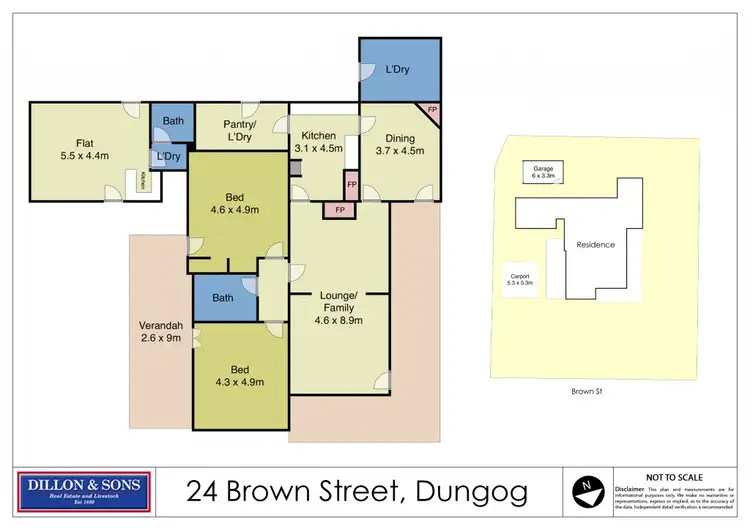 Floorplan of Homely house listing, 24 Brown Street, Dungog NSW 2420