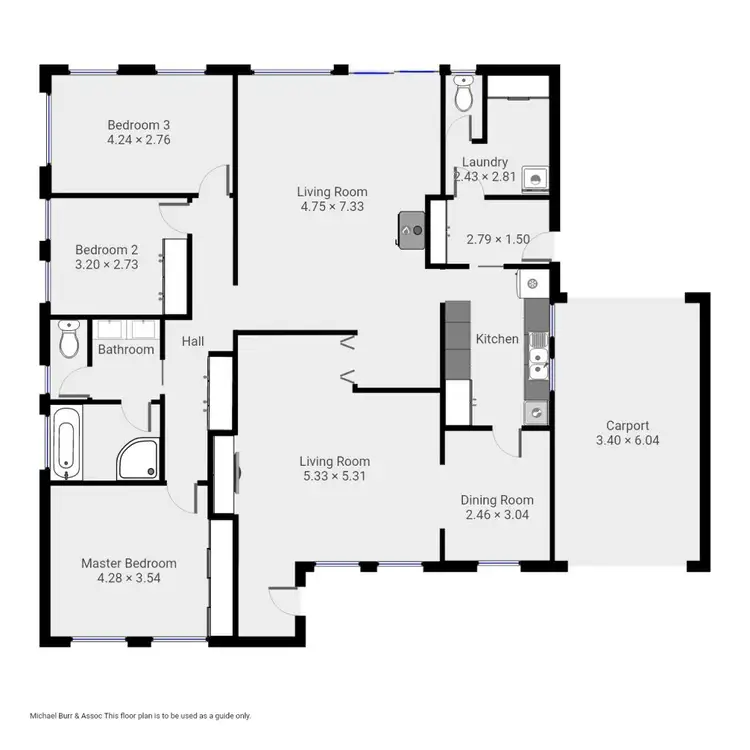 Floorplan of Homely house listing, 4 Vincent Crescent, Latrobe TAS 7307