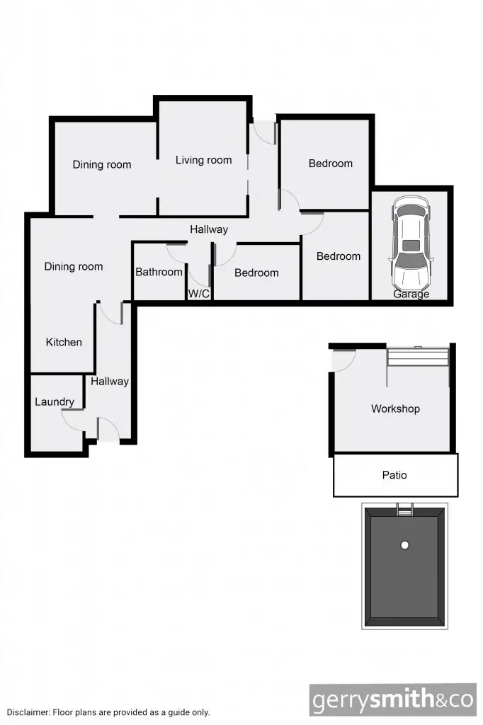 Floorplan of Homely house listing, 20 Federation Avenue, Horsham VIC 3400