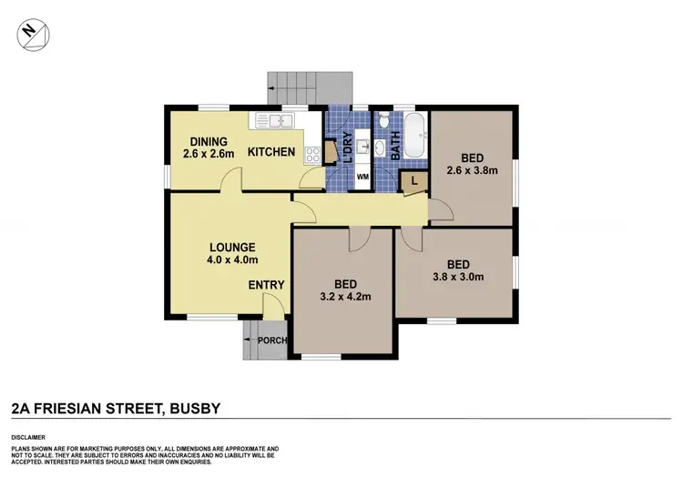 Floorplan of Homely house listing, 2A Friesian Street, Busby NSW 2168