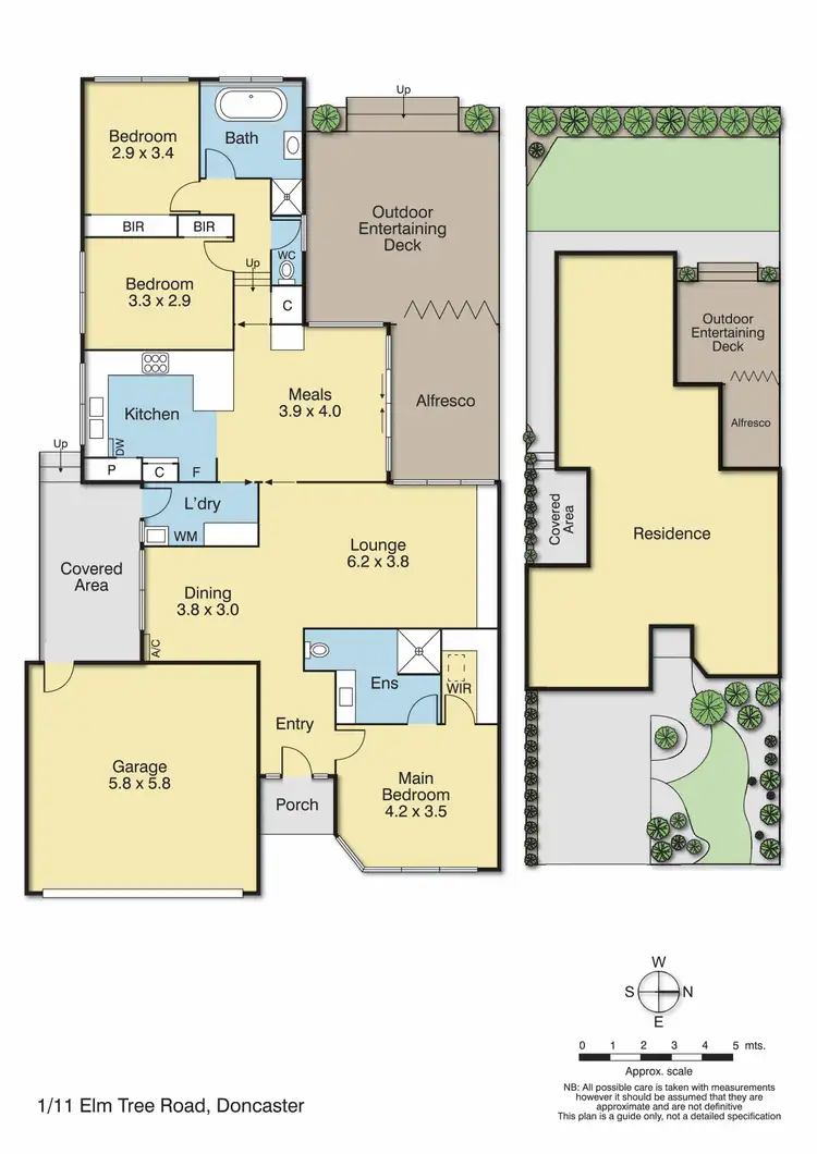 Floorplan of Homely unit listing, 1/11 Elm Tree Road, Doncaster VIC 3108