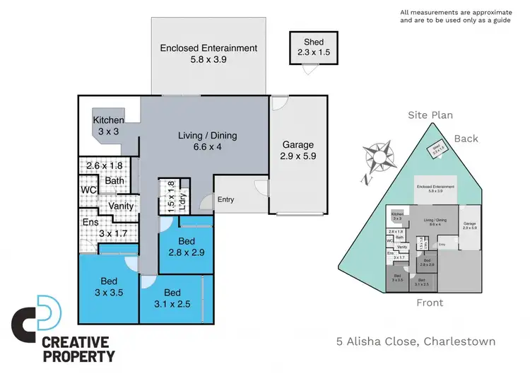 Floorplan of Homely house listing, 5 Alisha Close, Charlestown NSW 2290