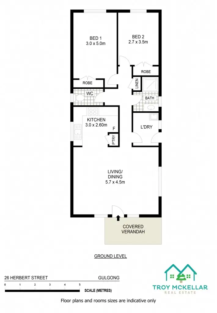 Floorplan of Homely house listing, 26 Herbert Street, Gulgong NSW 2852