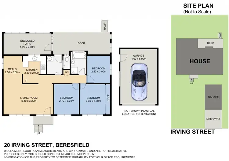 Floorplan of Homely house listing, 20 Irving Street, Beresfield NSW 2322