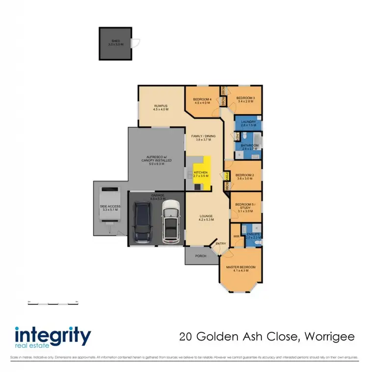 Floorplan of Homely house listing, 20 Golden Ash Close, Worrigee NSW 2540
