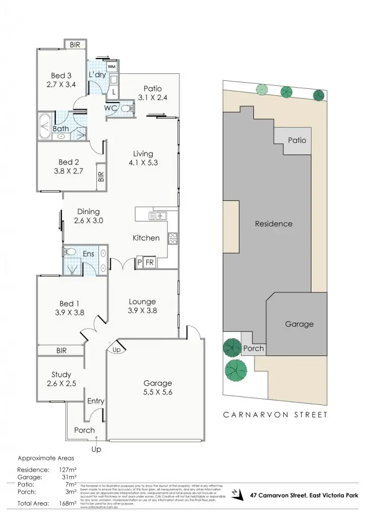 Floorplan of Homely house listing, 47 Carnarvon Street, East Victoria Park WA 6101