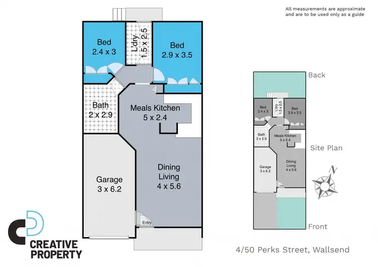 Floorplan of Homely house listing, 4/50 Perks Street, Wallsend NSW 2287