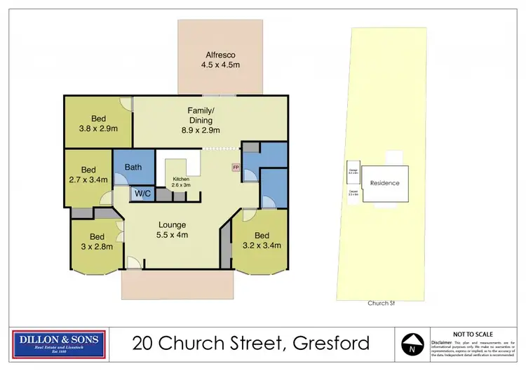 Floorplan of Homely house listing, 20 Church Street, Gresford NSW 2311