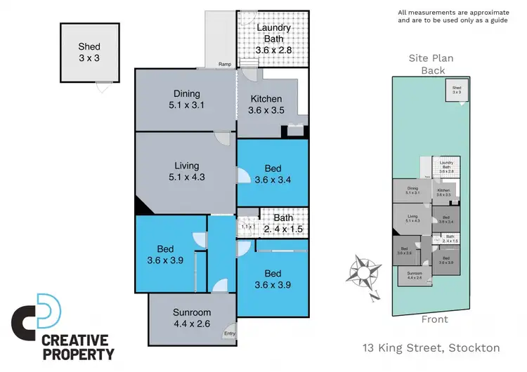 Floorplan of Homely house listing, 13 King Street, Stockton NSW 2295