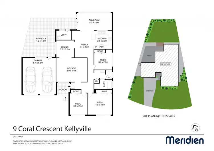 Floorplan of Homely house listing, 9 Coral Crescent, Kellyville NSW 2155
