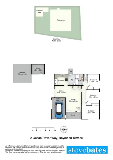 Floorplan of Homely house listing, 2 Ocean Rover Way, Raymond Terrace NSW 2324