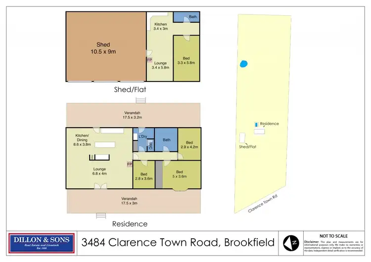 Floorplan of Homely rural property listing, 3484 Clarence Town Road, Brookfield Via, Dungog NSW 2420