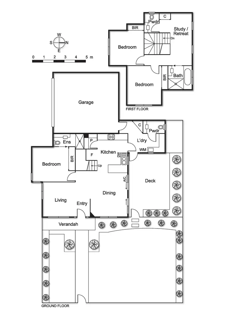 Floorplan of Homely townhouse listing, 1/1 Hennessy Street, Chadstone VIC 3148