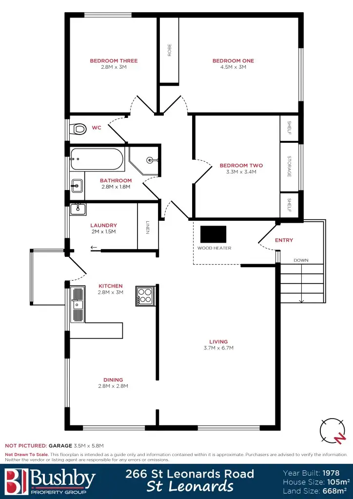 Floorplan of Homely house listing, 266 St Leonards Road, St Leonards TAS 7250