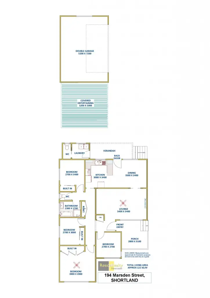 Floorplan of Homely house listing, 194 Marsden Street, Shortland NSW 2307
