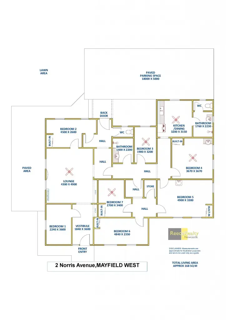 Floorplan of Homely house listing, 2 Norris Avenue, Mayfield West NSW 2304