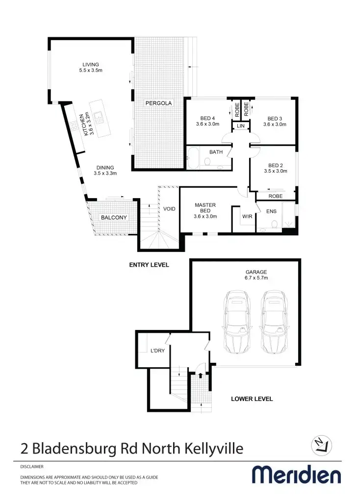 Floorplan of Homely house listing, 2 Bladensburg Road, North Kellyville NSW 2155
