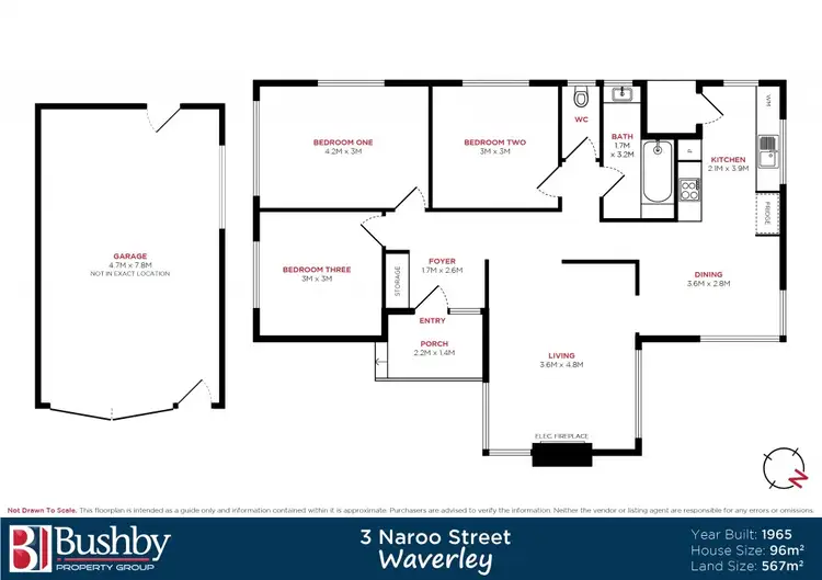 Floorplan of Homely house listing, 3 Naroo Street, Waverley TAS 7250