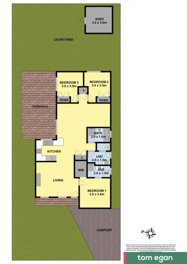 Floorplan of Homely house listing, 1 Laura Court, Whittlesea VIC 3757