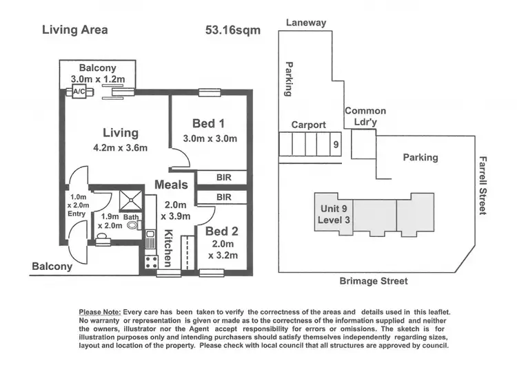 Floorplan of Homely unit listing, 9/2-4 BRIMAGE STREET, Whyalla SA 5600