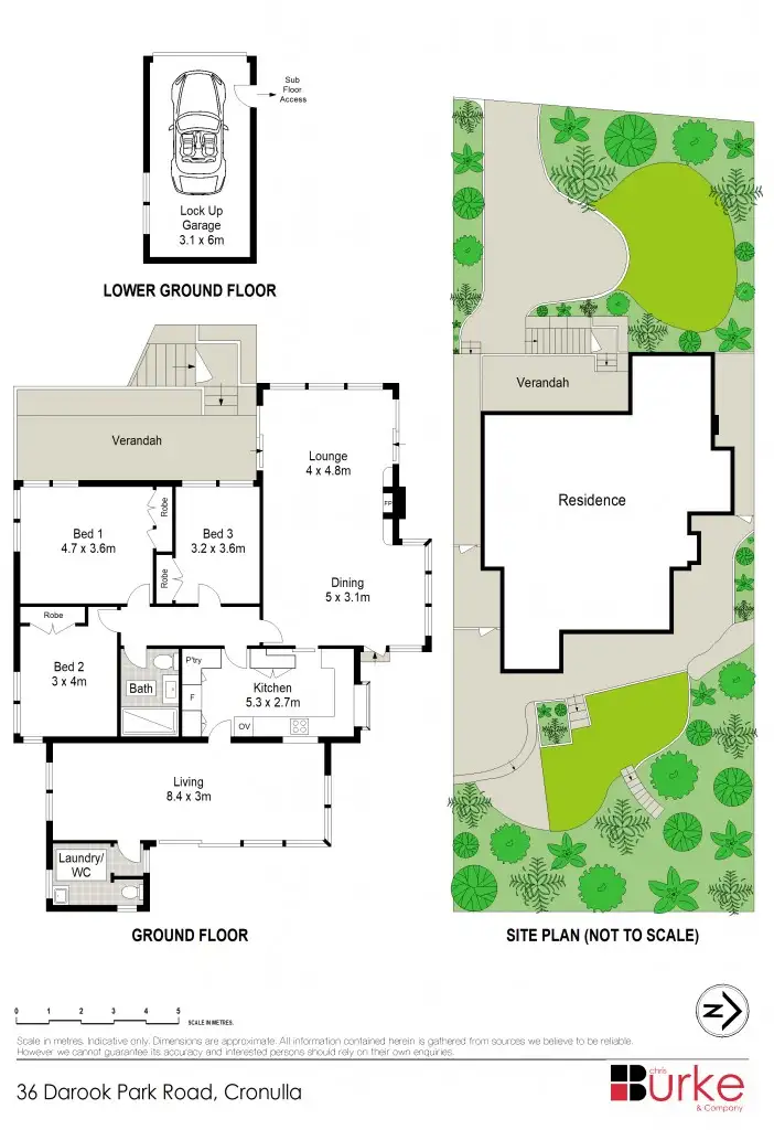Floorplan of Homely house listing, 36 Darook Park Road, Cronulla NSW 2230