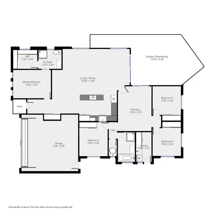 Floorplan of Homely house listing, 6 Spring Grove, Latrobe TAS 7307
