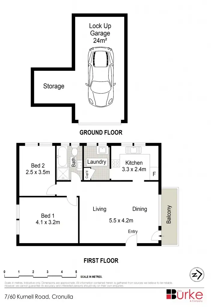 Floorplan of Homely apartment listing, 7/60 Kurnell Road, Cronulla NSW 2230