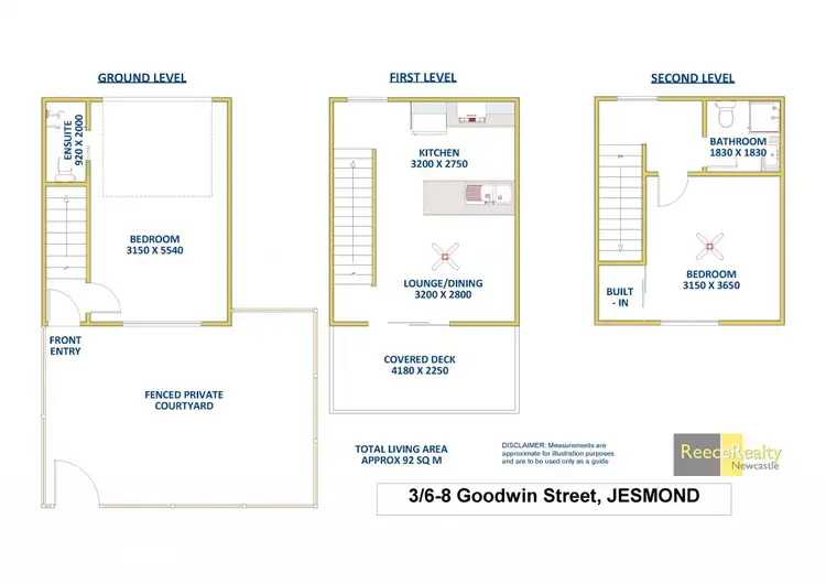 Floorplan of Homely house listing, 3/6-8 Goodwin Street, Jesmond NSW 2299